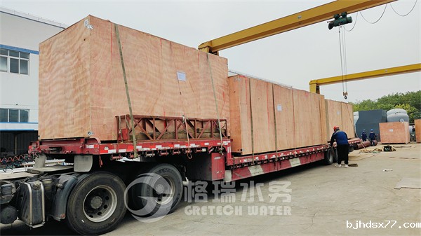 出口塞尔维亚200m³/h井水预处理项目发货